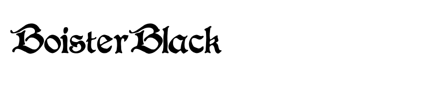 BoisterBlack