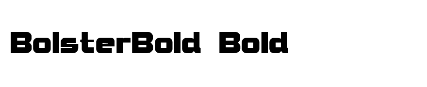 BolsterBold Bold
