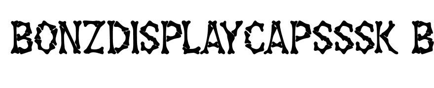 BonzDisplayCapsSSK Bold