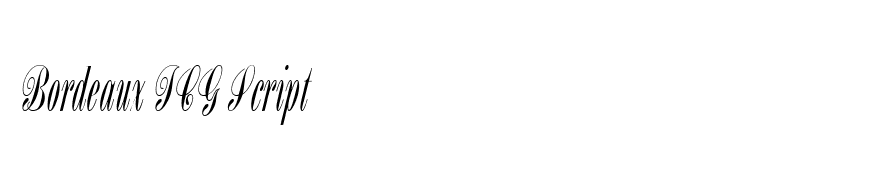 Bordeaux ICG Script