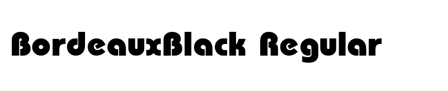 BordeauxBlack Regular