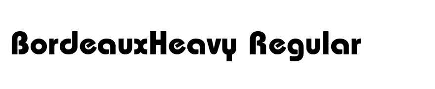 BordeauxHeavy Regular