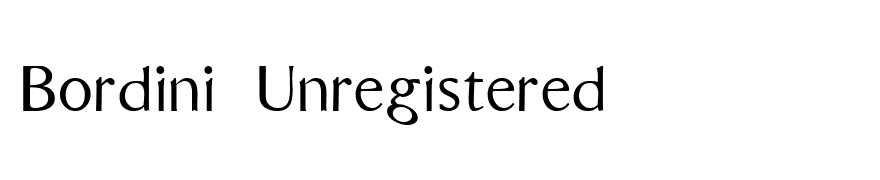 Bordini (Unregistered)