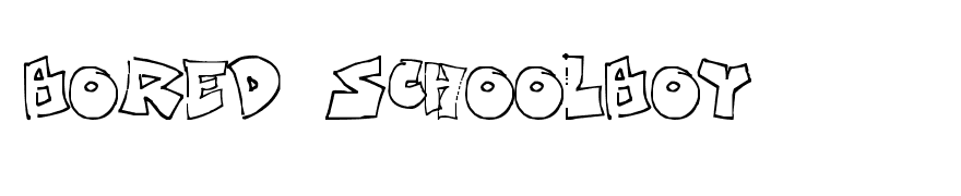 Bored Schoolboy