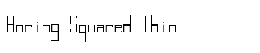 Boring Squared Thin