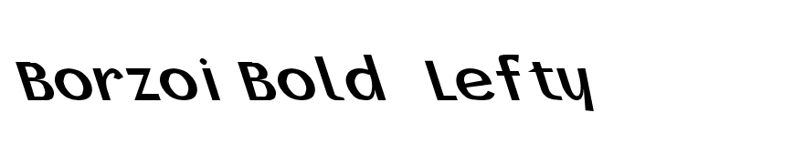 Borzoi Bold Lefty