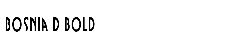 Bosnia D Bold