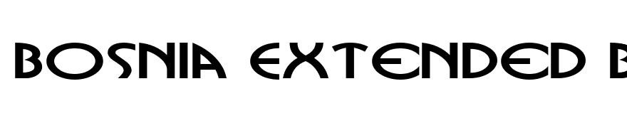 Bosnia Extended Bold