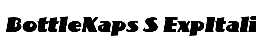 BottleKaps S ExpItalic