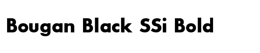 Bougan Black SSi Bold