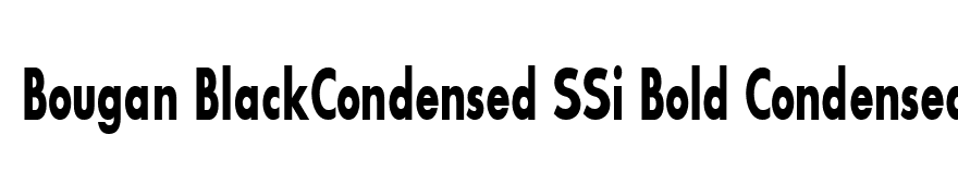Bougan BlackCondensed SSi Bold Condensed