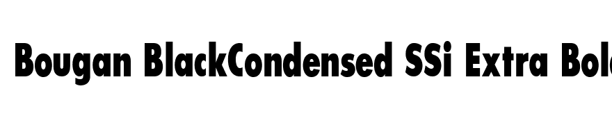 Bougan BlackCondensed SSi Extra Bold Condensed