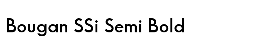 Bougan SSi Semi Bold