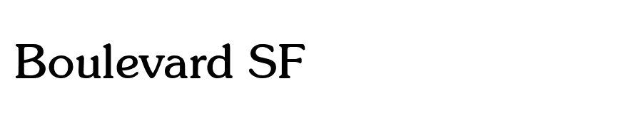 Boulevard SF