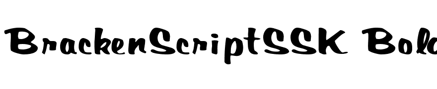 BrackenScriptSSK Bold