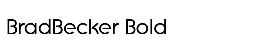 BradBecker Bold