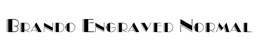 Brando Engraved Normal