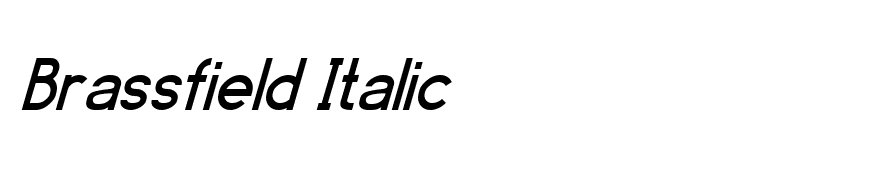 Brassfield Italic