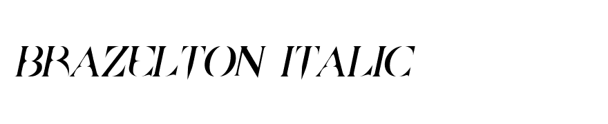 Brazelton Italic