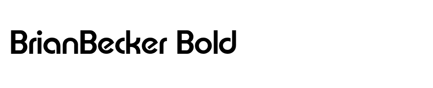 BrianBecker Bold