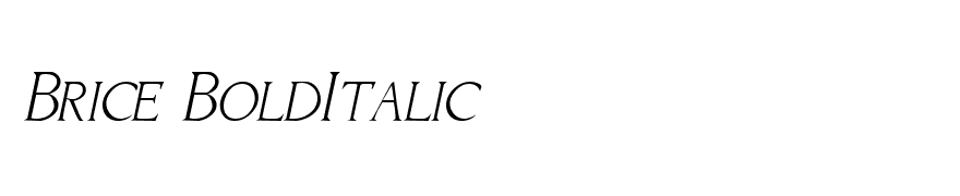 Brice BoldItalic