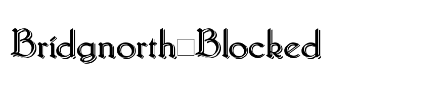 Bridgnorth_Blocked