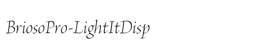 BriosoPro-LightItDisp