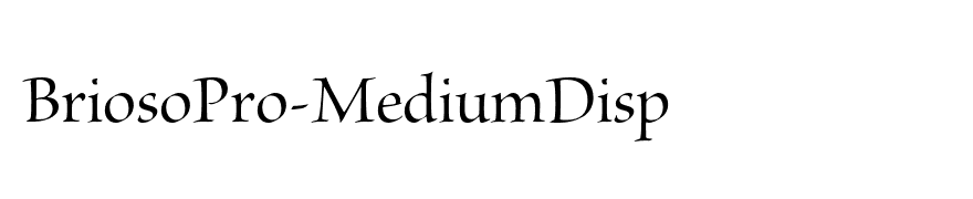 BriosoPro-MediumDisp
