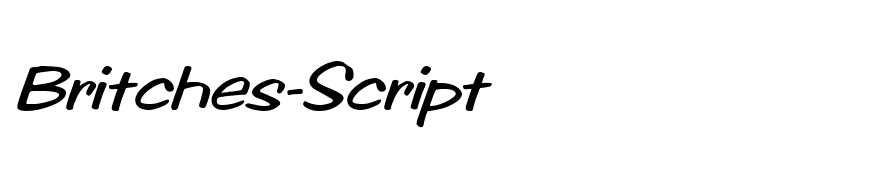 Britches-Script