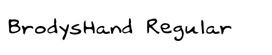 BrodysHand Regular
