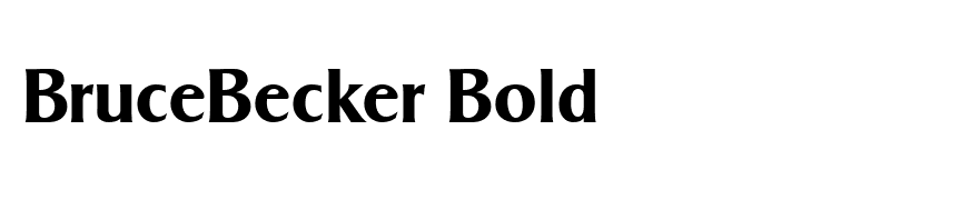 BruceBecker Bold