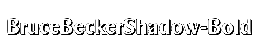 BruceBeckerShadow-Bold