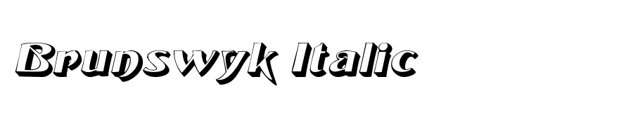 Brunswyk Italic
