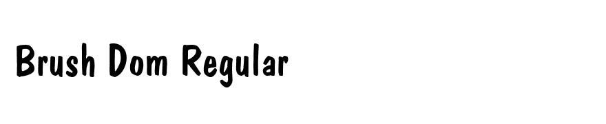 Brush Dom Regular