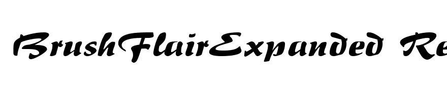 BrushFlairExpanded Regular