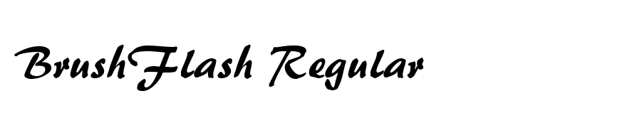 BrushFlash Regular