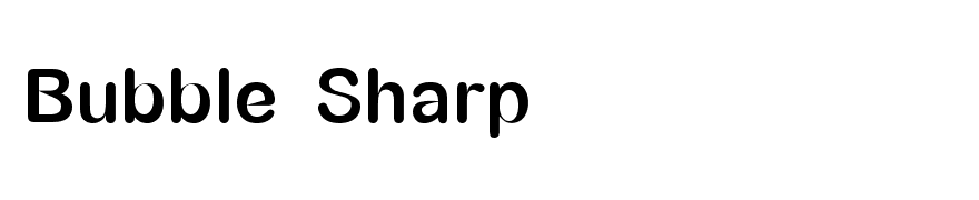 Bubble Sharp