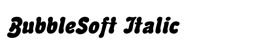 BubbleSoft Italic