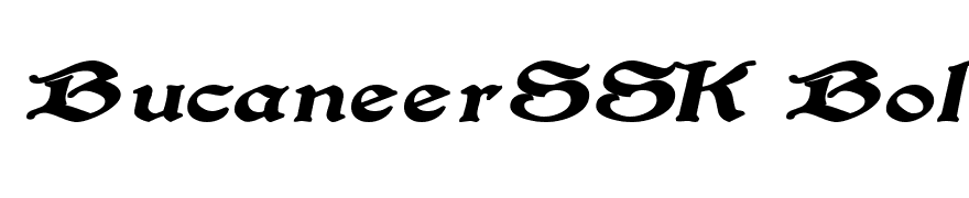 BucaneerSSK BoldItalic