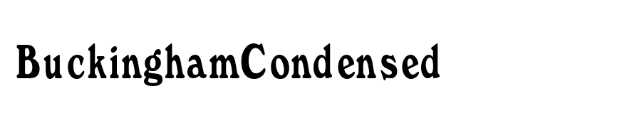 BuckinghamCondensed