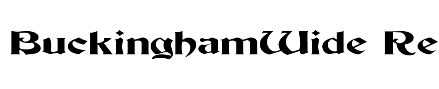 BuckinghamWide Regular