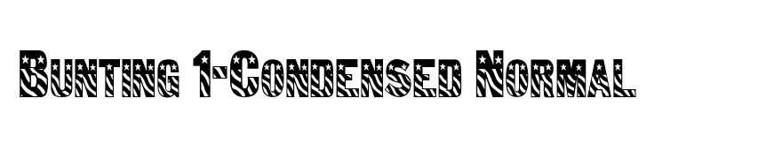 Bunting 1-Condensed Normal