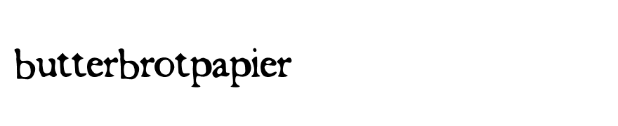 butterbrotpapier