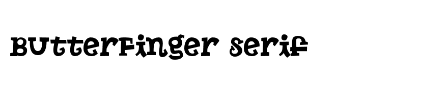 ButterFinger Serif
