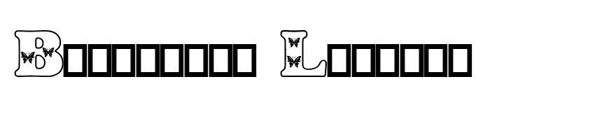 Butterfly Letters