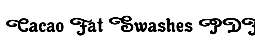 Cacao Fat Swashes PDF