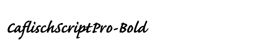 CaflischScriptPro-Bold