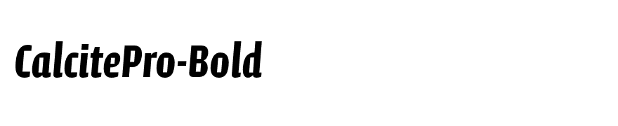 CalcitePro-Bold
