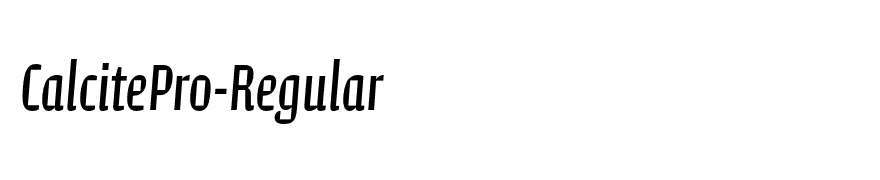 CalcitePro-Regular