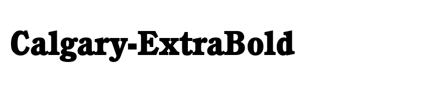 Calgary-ExtraBold